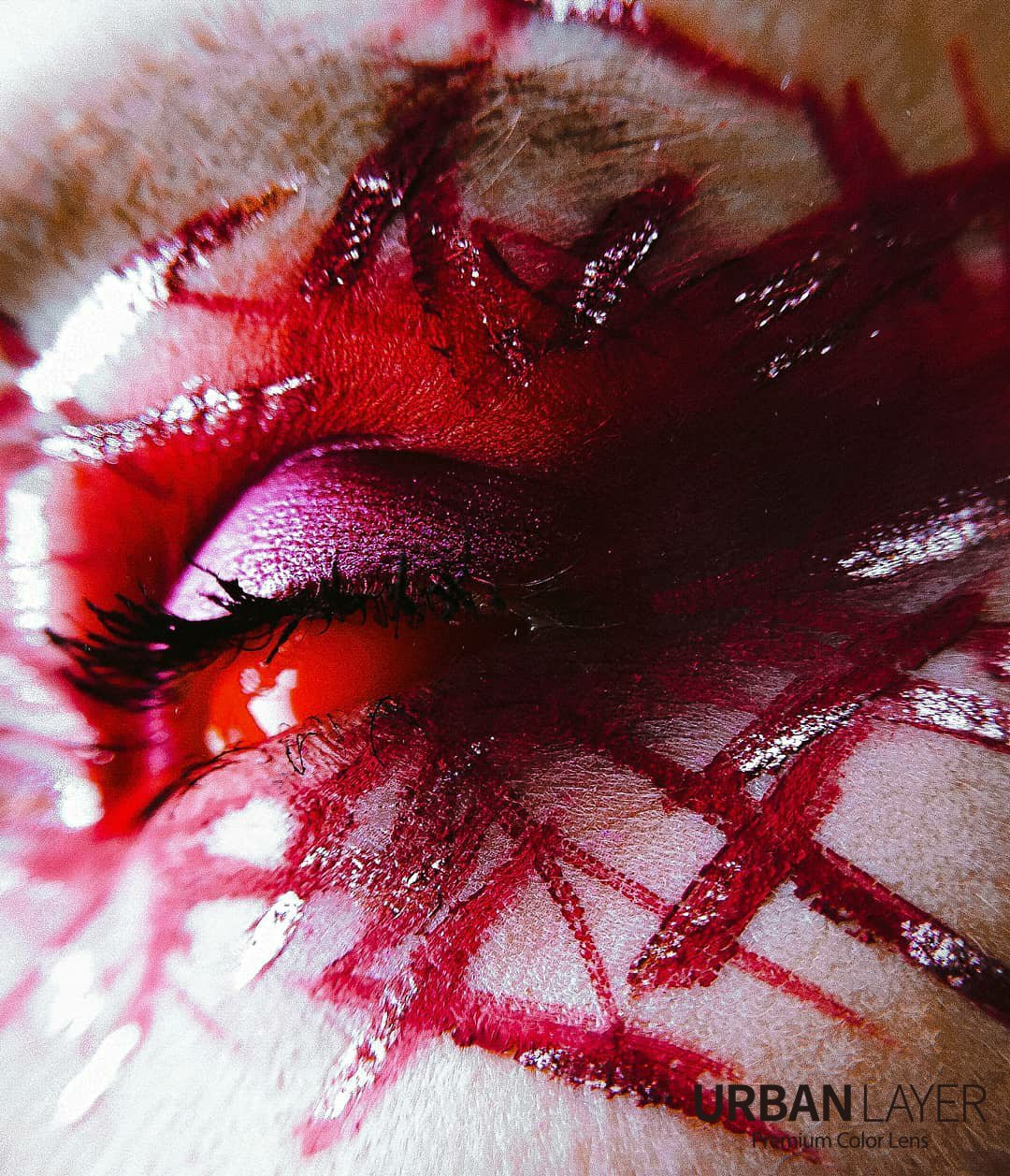 Red Sclera 22mm Crazy Lab