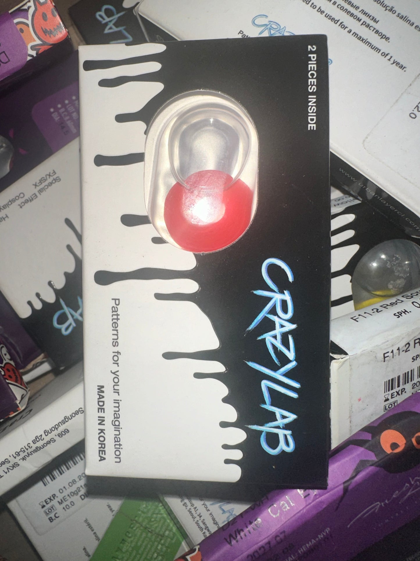 * Red Sclera 17mm crazylab (mini Sclera)